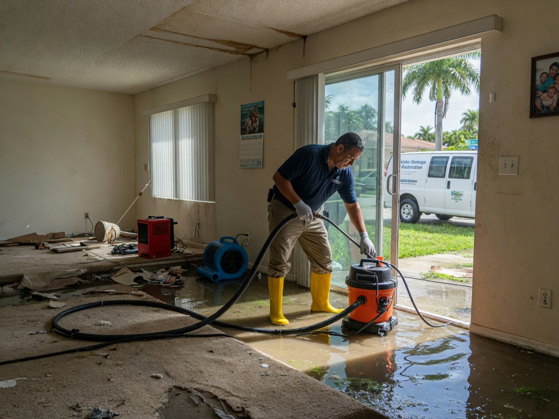 Water Damage in Plantation, FL